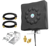 Antenne 5G Extérieure 2X2 Mimo, Cellulaire Jusqu'À 7,5 Dbi 600-8000 Mhz Omni Polarisée Croisée 4G Lte Uwb 5G Nr Avec Wifi 6E Pour Modem Routeur Robuste Pour Caravane Et Maison, Sma-Mâle Et T[X717]