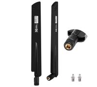 Antenne 5G LTE 18DBI Intérieur SMA / TS9 Mâle Omnidirectionnelle Signal WiFi Antenne Amplificateur,3G/4G/5G/GSM/GPRS,pour Routeur Réseau sans Fil,PCI,Caméra IP,Booster WiFi,Caméra Sécurité WiFi-Noir