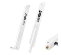Antenne 5G LTE avec amplification de signal haute performance - 18DBI SMA/TS9 Omnidirectionnel WLAN Home Outdoor pour routeur, booster et moniteur FPV Adaptateur USB - Blanc Gainer