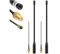 Antenne 868 MHz Gain 10dBi pour antenne Meshtastic LoRa Long Range Soft Whip Antenne, 17 cm Omni SMA mâle noir (lot de 2)