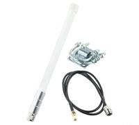 Antenne 8DBi pour LoRa 868 MHz en fibre de verre LoRaWAN N-mâle avec câble de 1 mètre et code à clip pour hélium Hotspot RAK MNTD Mine