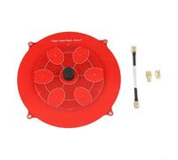 Antenne à gain élevé 5,8 GHz Triple alimentation Patch 14 dBi pour système de caméra FPV Récepteur vidéo avec port femelle SMA 165 mm (Rouge)