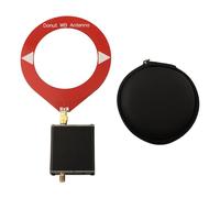 Antenne à large bande en forme de donut améliorée 10 kHz-180 MHz avec convertisseur à faible impédance pour radio SW à ondes courtes et récepteurs DSP, compatible avec talkie-walkies et radios, noir