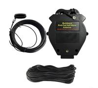 Antenne à ondes courtes demi-ondes à 8 bandes, 10 m-80 m, 150 W avec boîtier ABS Balun 1:64, antenne noire pour radio amateur POTA camping (8010-1000 W)