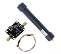 Antenne active 1090 MHz, récepteur RF à gain de 23,15 dBi avec bloc d'alimentation de type C/bornier, design compact pour détection de signal extérieur (bornier)