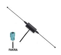 Antenne active AMPIRE ANT400 DAB+, DVB-T2, FAKRA pour voiture, voiture, campi...