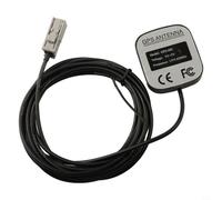 Antenne active de navigation GPS de voiture avec câble de connecteur de prise Gt5-1s pour système radio de véhicule, couleur noire, longueur de fil de 300 cm, amplificateur de signal à gain élevé