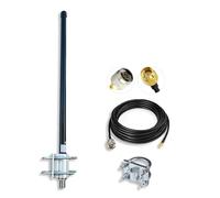 Antenne ADS-B 1090 MHz 978 MHz Antenne N Type N femelle omnidirectionnelle fibre de verre intérieur/extérieur à gain élevé 6DBi ADS-B Récepteur RTL SDR Software Defined Radio USB Stick Dongle Tuner