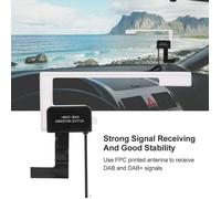 Antenne Aérienne DAB, Antenne Radio FM De Remplacement Pour Antenne Radio DAB Pour Connecteur De Voiture Numérique Radio DAB MCX,