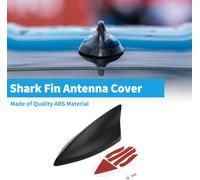 Antenne Aileron De Requin, Antenne De Toit Universelle Am/Fm Pour Voiture Auto Suv Camion Tout-Terrain En Matériau Abs Avec Base Adhésive Noir Mat