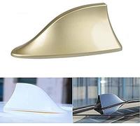 Antenne aileron de Requin pour Audi RS3, Cache-antenne aileron de Requin pour Toit de Voiture, Gris foncé (Normal/Blanc/Or)