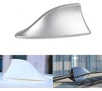 Antenne aileron de Requin pour Nissan Juke Primera P12 P11 GTR,Couverture d'antenne d'aileron de Requin Voiture Style Accessoires,E/Silver