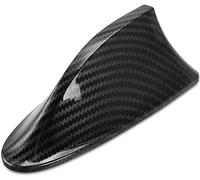 Antenne aileron de Requin pour Peugeot 206 207 301 307 308 407 408 508 2008 3008 4008, Cache d'antenne aileron de Requin pour Toit de Voiture, B/Blanc (Normal/E/Fibre de Carbone).