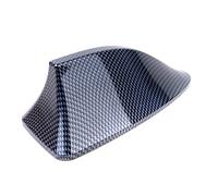 Antenne Aileron de Requin pour Voiture,iSpchen Antenne de Toit pour Voiture Fibre de Carbone Antenne Aérienne Antenne Signal Radio sans Fil Antenne d'aileron Requin de Voiture pour Camion SUV