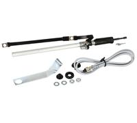 Antenne AM FM telescopique ISO 90cm Chrome compatible avec VW Golf 3 - 71