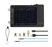 Antenne Analyseur 50KHz-6,3 GHz Lit evna64 Analyseur de réseau vectoriel Hf VHF UHF Antenne avec écran d'affichage de 2,8 Pouces /3,95 Pouces Testeur de réseau LAN Interne(2.8 inches)