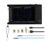 Antenne Analyseur 50KHz-6,3 GHz Lit evna64 Analyseur de réseau vectoriel Hf VHF UHF Antenne avec écran d'affichage de 2,8 Pouces /3,95 Pouces Testeur de réseau LAN Interne(3.95 inches)