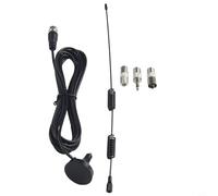 Antenne audio numérique d'intérieur - Antenne radio FM AM - Base magnétique - Pour tuner, amplificateur stéréo, récepteur, AV audio, vedio