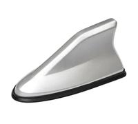 Antenne Automobile Aileron d'antenne de Toit adapté pour Nissan Altima Dualis Juke Frontier Fuga Leaf adapté pour Bluebird Rogue Navara NP300 Kick Antenne Radio Voiture(Silver)