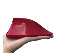 Antenne Automobile Antenne aileron de Requin pour Voiture, Radio FM, Remplacement d'antenne, Style Automobile, décoration d'antenne de Toit Antenne Radio Voiture(Red)