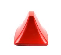 Antenne Automobile Ensemble d'antennes en Fibre de Carbone pour Voiture, antennes Radio Auto, antenne aileron de Requin pour Toit, Signal AM/FM Universel Antenne Radio Voiture(Red)