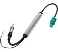 Antenne Autoradio, Adaptateur Antenne Autoradio Fakra Vers Din Connecteur, Avec Amplificateur Câble Adaptateur Antenne Autoradio 18Cm, Pour Fm Autoradio Stéréo Adaptateur Pr[Q137]