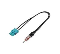 Antenne autoradio AM/FM, amplificateur de signal audio, double câble adaptateur d'antenne RF Fakra vers DIN(Lavender)