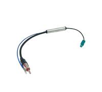 Antenne autoradio AM/FM, amplificateur de signal audio, double câble adaptateur d'antenne RF Fakra vers DIN(Army green)