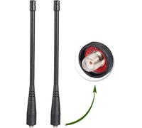 Antenne Bi-Bande Vhf Uhf 136-174Mhz 400-460Mhz Radio Sma Femelle Amateur Radio Bidirectionnelle Portable Talkie-Walkie(Lot De 2) Pour Wouxun Baofeng Bf-F8Hp Uv-5R Uv-82 Bf-888S Gt-3Radio