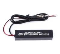 Antenne cachée pour autoradio, Radio stéréo universelle de moto de voiture chaude 12V Antenne cachée électronique FM AM