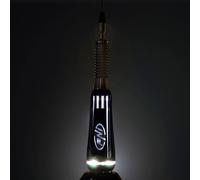 Antenne Cb Led 2000, 90 Cm, Avec Base Magnétique 145 Mm, 26-28 Mhz, 500 Watt, Éclaire Pendant L'Émission