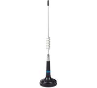 Antenne CB Magnétique LC29 pour Radio CB Portable, Base 68mm Bande 26-28 MHz, 40 Canaux Puissance Max 30W, Cable 4m Connecteur PL, Stylet Acier Inoxydable, Bas ROS, Accessoires Radioamateurs