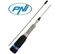PNI ML160T941 Antenne CB de 145 cm de Longueur avec Support de câble T941 Argenté/Noir