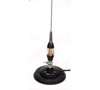Midland - Antenne CB Magnétique LC65 Radio CB en Acier Inoxydable, Fréquence 26,8-27,6 MHz, Puissance Maximale 300W, Longueur 115 cm, Câble de 4 m pour Voiture et Camion