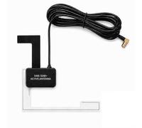 Antenne Dab/Dab+ Voiture, Antenne Numérique Voiture avec Connecteur SMB, Amplificateur Intégré, Réception Haute Qualité, Compatible avec Alpine Pioneer Kenwood JVC Pure Jensen (3 Mètres)