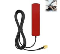 Antenne Dab Dab+ Voiture avec Connecteur SMB, Antenne Vitre Numérique avec Câble de 3 m et Amplificateur de Signal, Antenne Pare-Brise pour Autoradio Dab, Compatible avec Ford, Opel, Seat, Skoda