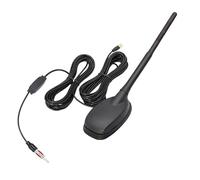 Antenne Dab Voiture, Adaptateur Antenne Autoradio avec CâBle Rallonge 5m, GPS Dab FM Dab+ Antenne Autoradio NuméRique Active avec Connecteur SMB/SMA Adaptateur Din Amplificateur RéPartiteur Autoradio
