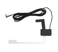Antenne Dab Voiture Amplifiée, CA-an-Dab.001, Antenne Radio Numérique 18dBi, Adaptateur Antenne Autoradio, Compatible avec Dab+ pour Réception Claire, 5-12V