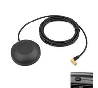 Antenne Dab+ Voiture, Antenne Dab SMB Pare-Brise Autocollante avec Connecteur SMB avec Câble 3 Mètres pour Autoradio Numérique Dab Dab+, Compatible avec Pioneer Kenwood JVC Alpine Pure et Récepteurs