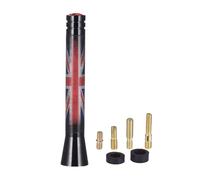 Antenne d'autoradio - Antenne de Voiture Motif Drapeau National | Remplacement Universel de réception FM AM d'antenne de Toit à Tige Courte pour camionnette, Camion, Voiture