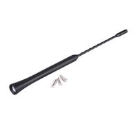 Antenne d'autoradio universelle de 9 pouces, remplacement de voiture, Anti-bruit, Beesting, antenne Radio FM avec vis, antenne Anti-bruit noir