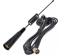 Antenne De Base Magnétique 27 Mhz Avec Pl259, Base Magnétique De 6,3 Cm, Antenne Cb En Acier Inoxydable Pour Radio Cb Portable 26-28 Mhz Cobra Midland Uniden Anytone