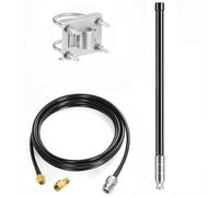 Antenne de caméra de piste cellulaire longue portée 4G LTE 10 dBi avec câble de 5 m pour caméra de trail Spypoint LM2 Flex Link Micro Link EVO Stealth Cam Tactacam Reveal X PRO Gen Series Muddy