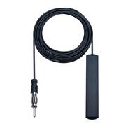 Antenne de Radio FM AM pour Voiture 5M Montage Intérieur Stéréo Amplifiée Dissimulée Patch de Montage Adhésif sur Le Pare-Brise Caché Amplificateur pour Véhicule Auto SUV Camion ANT-309 (5 Mètres)