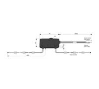 Antenne de radiodiffusion Bad Blankenburg ATTB 5010.01 pour camping-cars AM/F...
