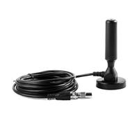 Antenne De Réception Numérique DVB-T, Gain 30 DBi, 75 Ohms, Câble Coaxial D'amplification, Base Magnétique For TV HDTV Facile Large Compatibilité