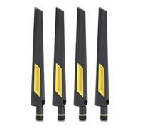 Antenne de routeur 4 pièces, antenne mâle Double Bande WiFi 2,4 GHz 5 GHz 10 DB RP-SMA, antenne de Carte réseau SMA pour routeurs sans Fil WiFi RT - AX88U / AX6000 / etc.