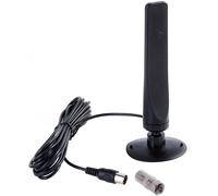 Antenne de télévision HD intérieure Antenne de récepteur numérique amplifiée HD à Gain élevé Facile à Installer Convient pour la télévision Domestique DVB-T2 / TV de Voiture