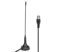 Antenne de Télévision Numérique 3dBI 470-862 MHz, Signal de Réception de Fréquence D'antenne de Télévision Numérique Renforcent L'antenne avec Base à Ventouse