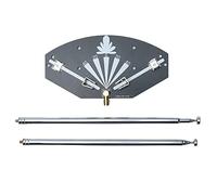 Antenne de Tige de Corne FM Antenne à télécommande à Distance réglable à Gain élevé pour Les téléviseurs vidéo Audio